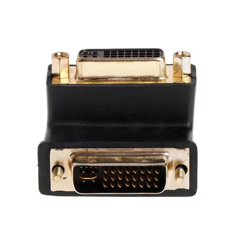 Adattatore di estensione DVI 24+5 DVI-I digitale dual link maschio-femmina ad angolo retto da 90 gradi per monitor LCD HDTV Adattatore di estensione DVI 24+5 DVI-I digitale dual link maschio-femmina ad angolo retto da 90 gradi per monitor LCD HDTV